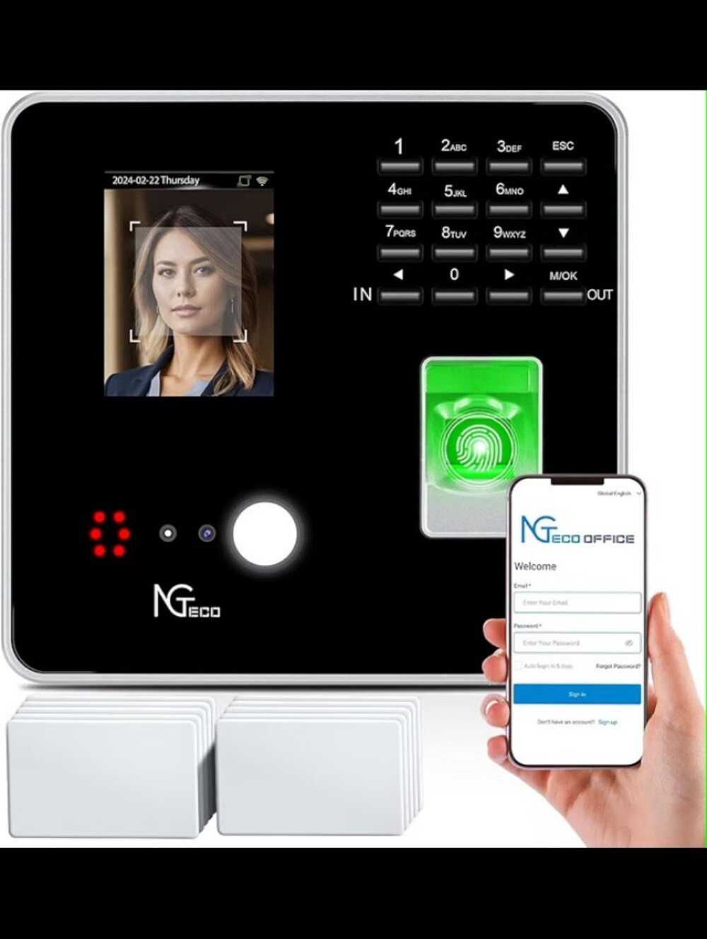 NGTeco TC1 Cloud Time Clock
